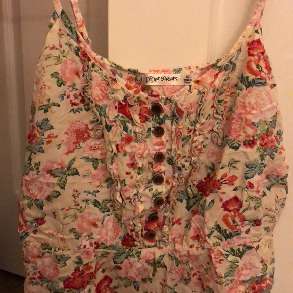 Floral sleeveless top - Picture 3 of 3